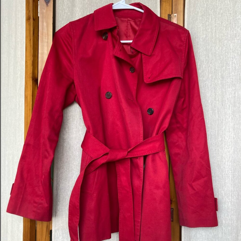 Red Trenchcoat - Small - Excellent condition